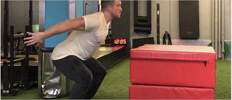 Weighted box jump
